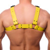 The Red Harness Harnais en cuir Bulldog Jaune